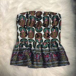 Strapless Rachel Roy top